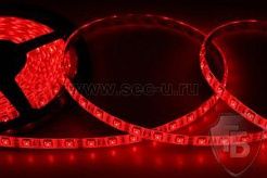 LED лента герметичная, IP65, SMD 5050, 60 диодов/метр, 12V, цвет красный