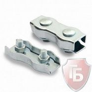 Зажим DUPLEX 2MM оц. для троса