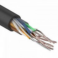 UTP 4PR 24AWG CAT5e 305м OUTDOOR+ трос NETLAN