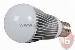 Лампа светодиодная, 6W, 220V, цоколь E27, цвет белый