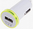Автозарядка в прикуриватель USB (АЗУ) белая