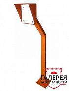 Стойка для считывателя Аякс 170х180 мм, оранжевая, Лайт, наклонная