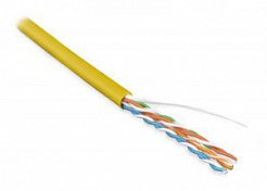 Hyperline UUTP4-C5E-S24-IN-PVC-YL-305 (305 м) (желтый)