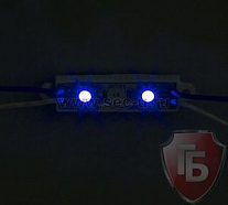Модуль светодиодный, IP67 влагозащищенный, 2 SMD 5050 диода, СИНИЙ NEON-NIGHT