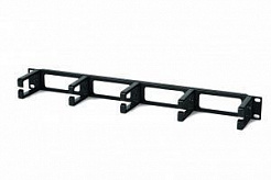 Hyperline CM-1U-PL Кабельный организатор с пластиковыми кольцами, 19", 1U
