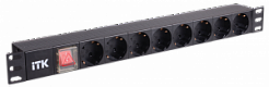 ITK PDU 8 розеток (нем. cтанд.)