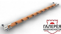 NT GB-09 G шина заземления медная 19", горизонтальная