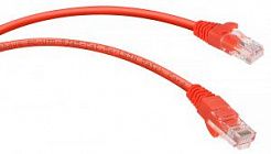 Cabeus PC-UTP-RJ45-Cat.5e-1m-RD-LSZH Патч-корд UTP, категория 5e, 1 м, LSZH