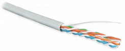 Hyperline UUTP4-C5E-S24-IN-PVC-BK-305 (305 м) (черный)