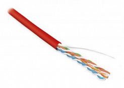 Hyperline UUTP4-C5E-S24-IN-PVC-RD-305 (305 м) (красный)
