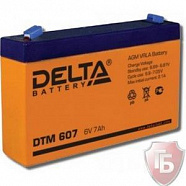 АКБ Delta DTM 607
