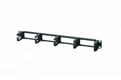 Hyperline CM-1U-ML Кабельный организатор с металлическими кольцами, 19", 1U