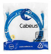 Cabeus PC-UTP-RJ45-Cat.5e-3m-BL-LSZH Патч-корд UTP, категория 5е, 3 м, LSZH