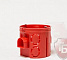 Коробка установочная 64х60 с саморезами