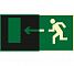 Знаки П/Б  Направление к эвакуационному выходу налево (150х300) фотолюминисцентный