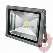 Прожектор уличный LED, Cold White, 20W, AC85-220V/50-60Hz, 1600 Lm, IP65