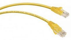 Cabeus PC-UTP-RJ45-Cat.5e-3m-YL-LSZH Патч-корд UTP, категория 5e, 3 м, LSZH