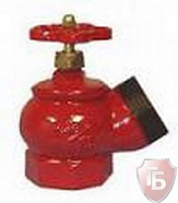 Вентиль КПЧ Ду-65 чугун угловой 125г( муфта, цапка)