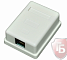 Розетка компьютерная-1 RJ-45 CAT5e (03-0121)